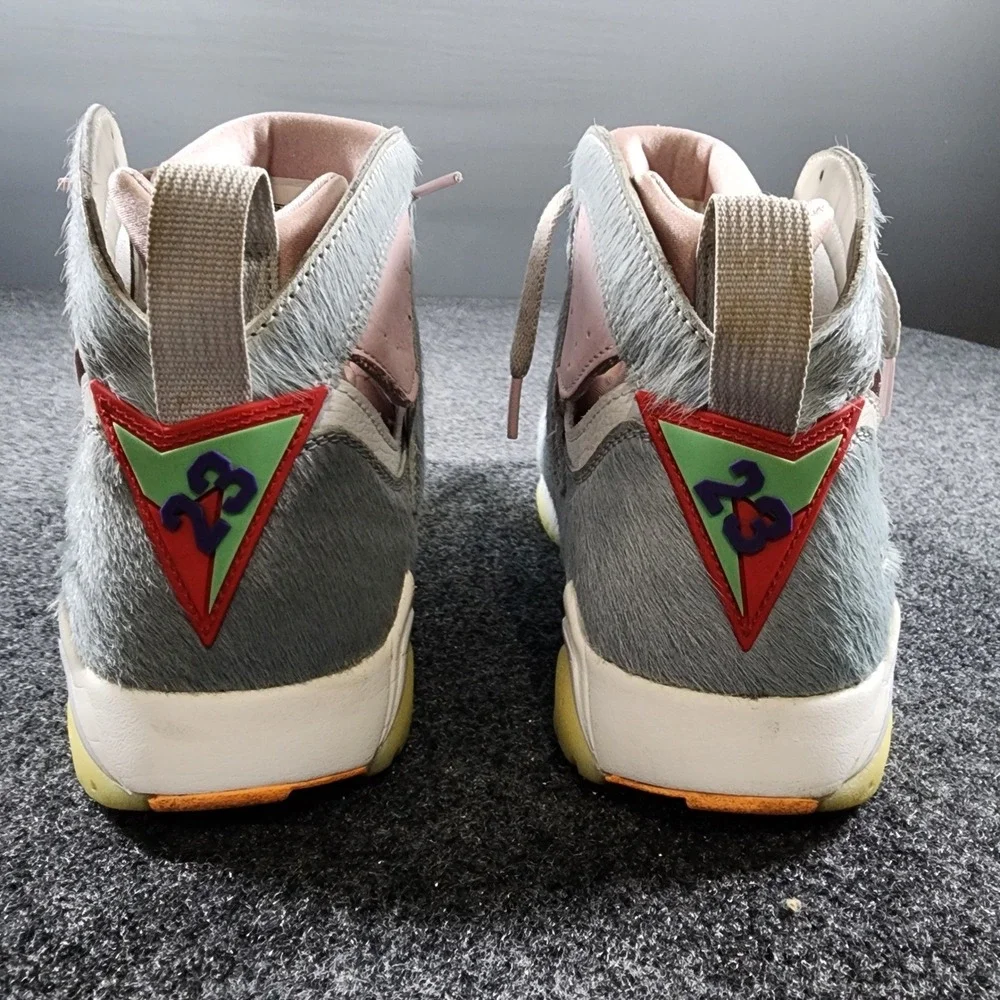 Air‎ Jordan 7 Retro SE Hare 2.0 Neutral Grey Pink Pony Hair CT8528-002 Mens 11
